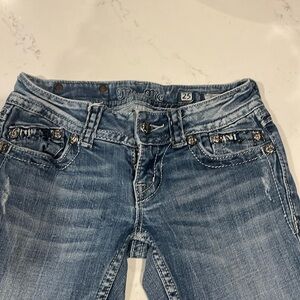 Miss Me boot cut jeans size 25